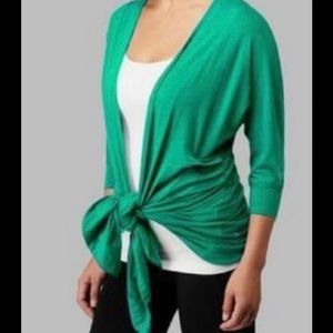 Grey Lululemon Namaste Waterfall Wrap